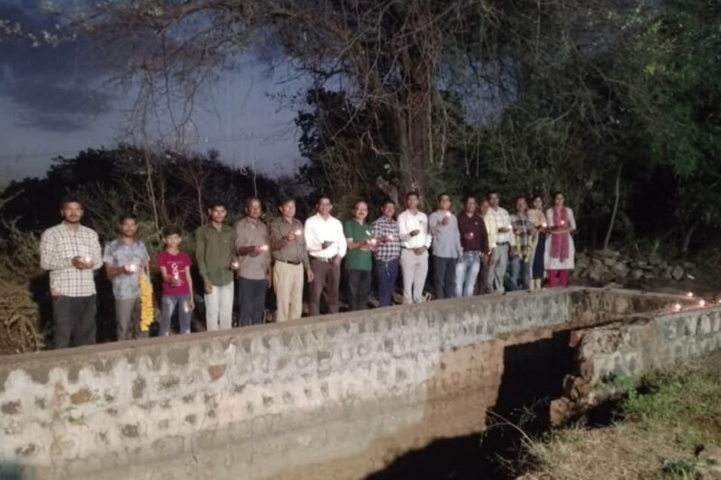 ग्राम पंचायत खमरा में स्थित प्राचीन बावड़ी पर ‘बावड़ी उत्सव’ का हुआ आयोजन किया