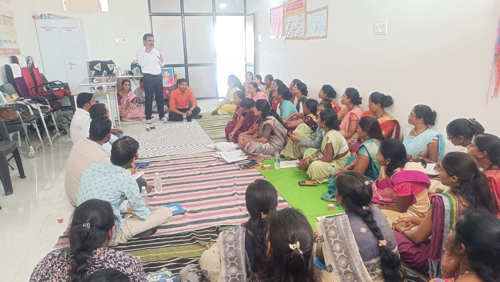 एक्पोजर विजिट के लिए वाशिम महाराष्ट्र पहुंचीं मोहखेड़ की महिला किसान