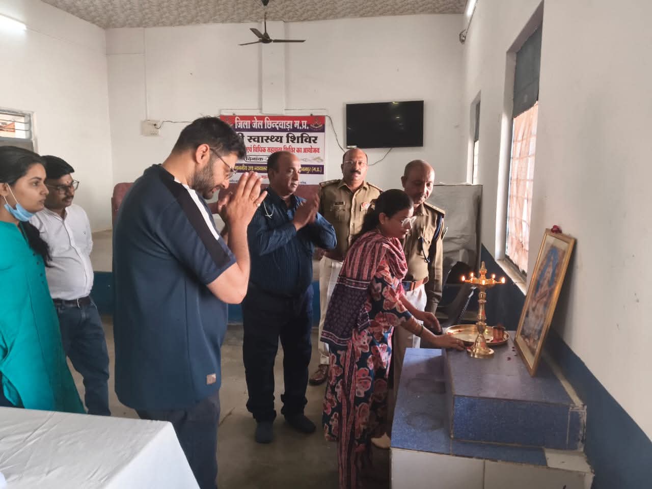 जिला जेल छिन्दवाड़ा में बंदी स्वास्थ्य शिविर का हुआ आयोजन