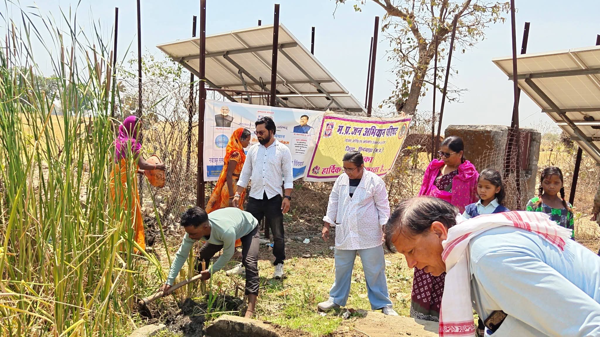 स्वच्छता व जल संरक्षण को लेकर ग्राम सलैयाढाना में जनजागरूकता कार्यक्रम आयोजित