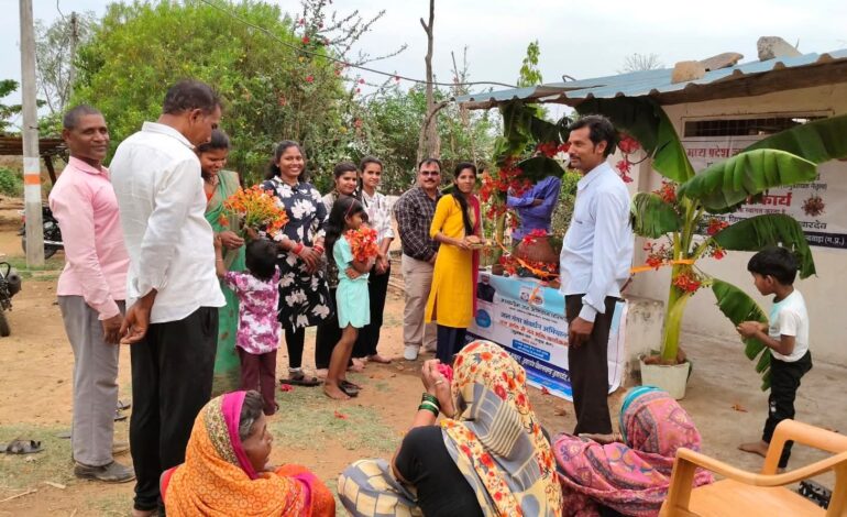 जल गंगा संवर्धन अभियान: ग्राम बम्हनीमाल में श्री परशुराम जयंती के अवसर पर राहगीरों के लिए की गई पीने के पानी की व्यवस्था