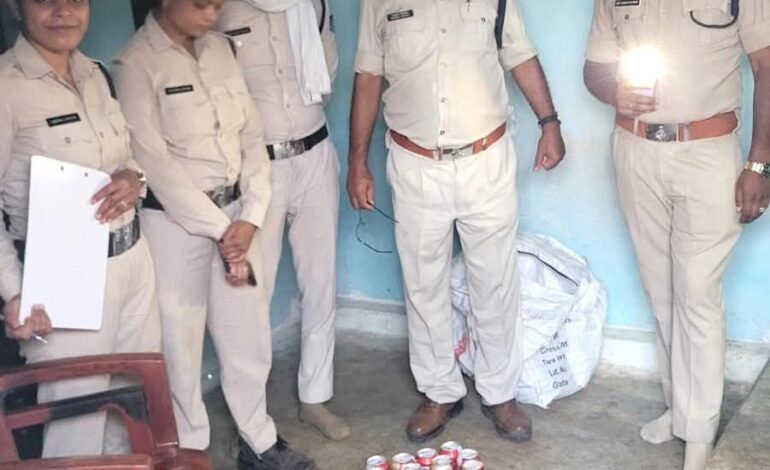 झिरपा, चावलपानी एवं छिंदी में आबकारी विभाग की सघन कार्रवाई, 950 कि.ग्रा. महुआ लाहन बरामद