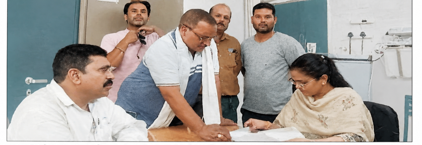 जोन कार्यालय में लगा शिविर आवेदनों का किया निराकरण